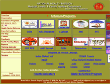 Tablet Screenshot of nrhmrajasthan.nic.in